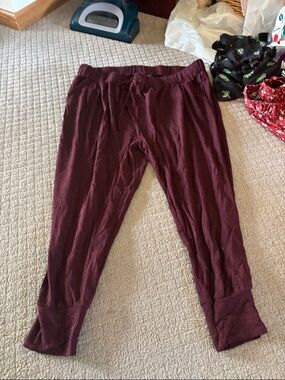 Agnes & Dora Maroon Drawstring Joggers